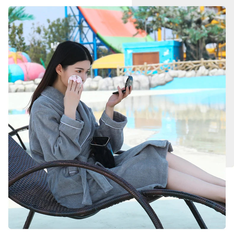 Luxury Cotton Bathrobe