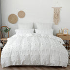 Luxury Tufted Duvet Cover Set