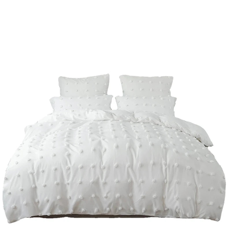 Luxury Tufted Duvet Cover Set