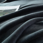 Luxury Solid Color Weighted Blanket,360 GSM Coral Fleece