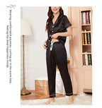 Women's Satin Pajama Set