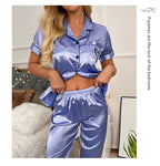 Women's Satin Pajama Set