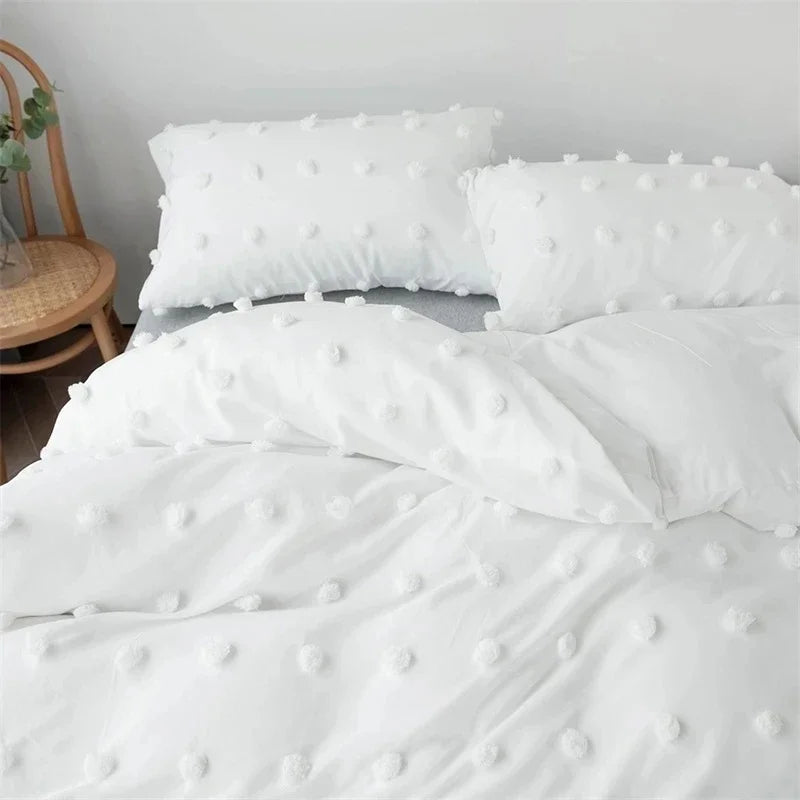 Luxury Tufted Duvet Cover Set