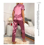 Women's Satin Pajama Set