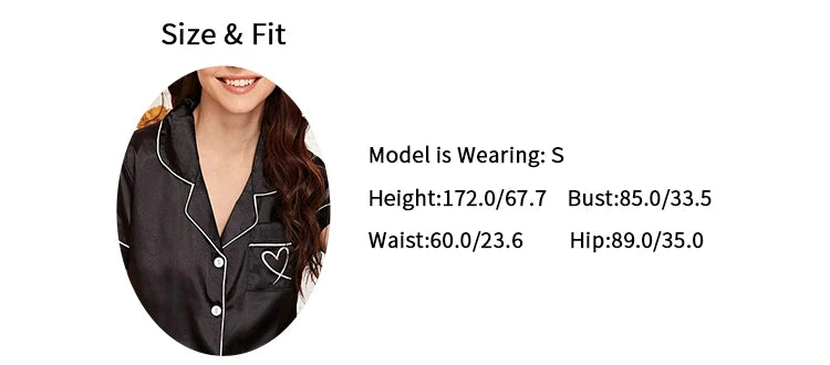 Women's Satin Pajama Set