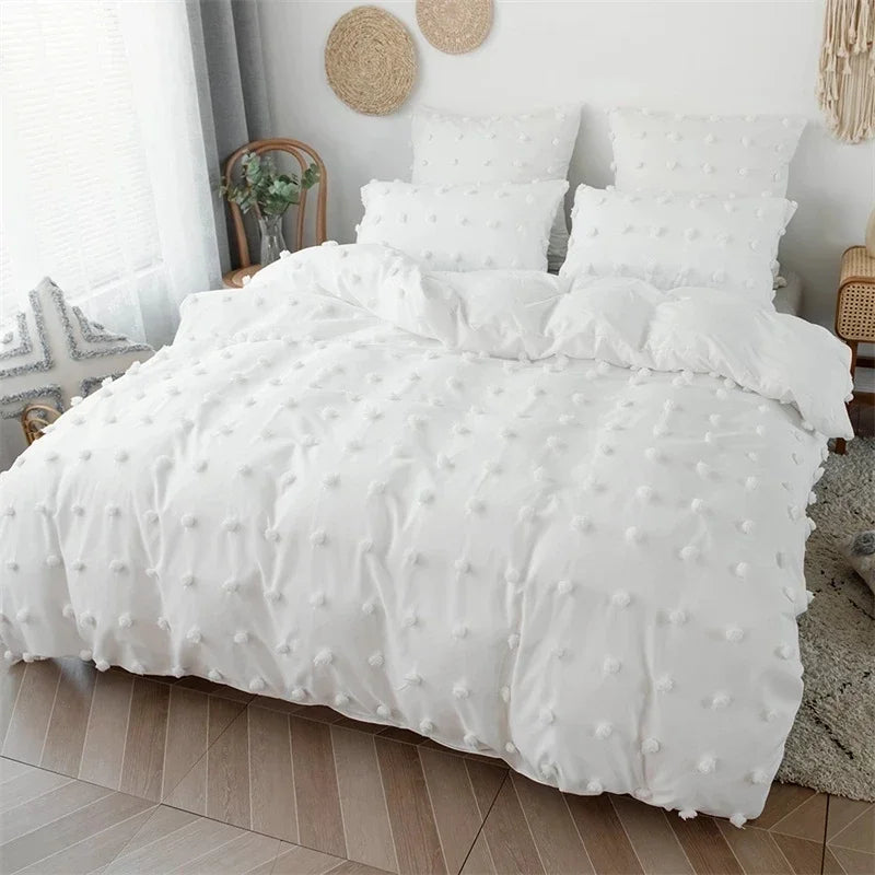 Luxury Tufted Duvet Cover Set