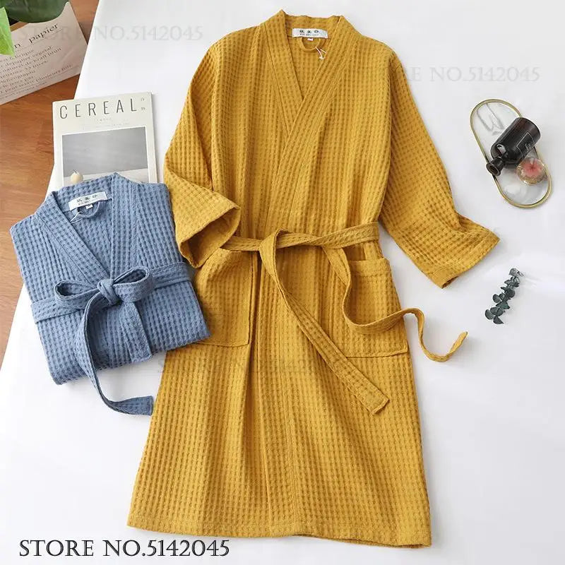 Cotton Kimono Bathrobe