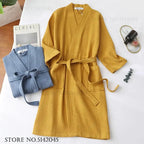 Cotton Kimono Bathrobe