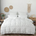 Luxury Tufted Duvet Cover Set