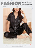 Women's Satin Pajama Set