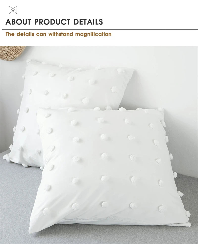 Luxury Tufted Duvet Cover Set