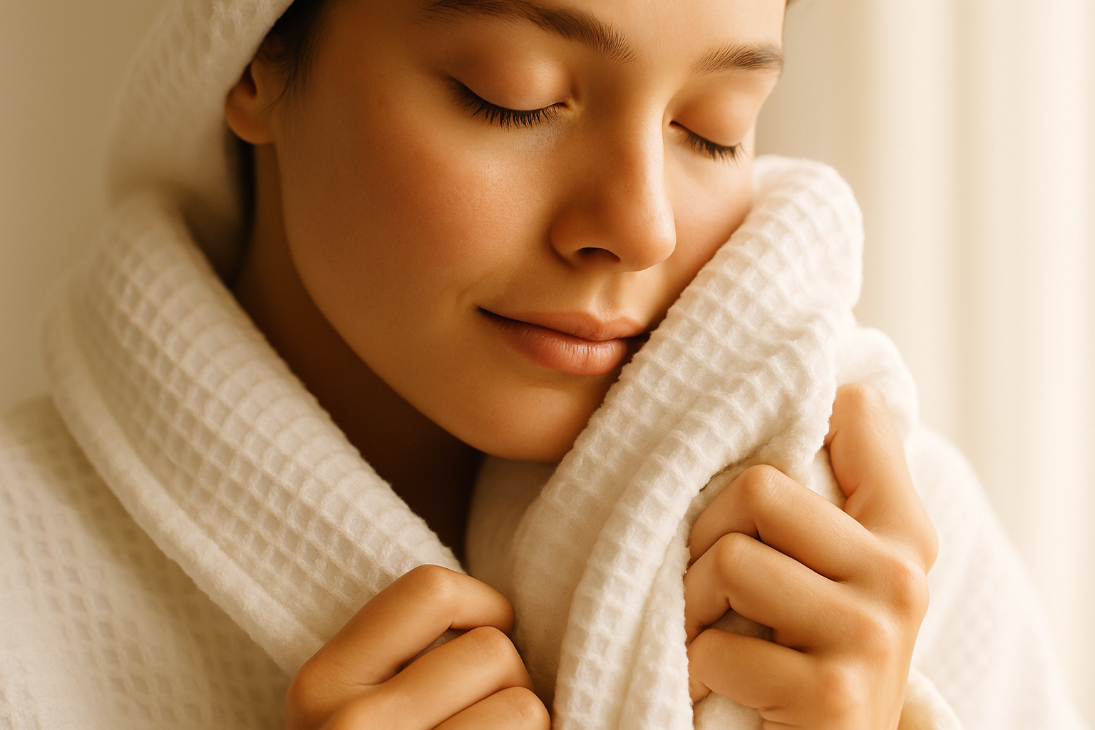 Bathrobe Comfort Close-up